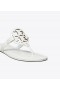Women's Tory Burch Miller Patent Leather Sandals White