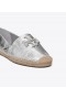 Women's Tory Burch Eleanor Espadrilles Silver