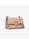 Women's Tory Burch Small Miller Spazzolato Pickstitch Flap Shoulder Bags Brown