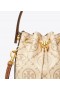 Women's Tory Burch T Monogram Embossed Mini Bucket Bags Gold
