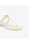 Women's Tory Burch Mini Miller Jelly Thong Sandals White