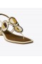 Women's Tory Burch Marquetry Disk Sandals Light Cream
