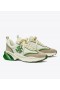 Women's Tory Burch Good Luck Trainer Sneakers White Green