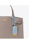Women's Tory Burch Small Walker Satchel Bags Grey