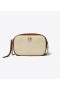 Women's Tory Burch Mcgraw Canvas Color-block Camera Bags Beige Dark