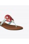 Women's Tory Burch Miller Sandal, Leather Sandals Red