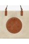 Women's Tory Burch Ella Canvas Tote Bags Beige