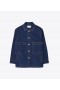 Women's Tory Burch Denim Barn Jackets Black