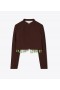 Women's Tory Burch Double-faced Wool Cropped Jackets Olive