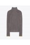 Women's Tory Burch Metallic Knitted Turtleneck Sweaters Brown Multicolor Metal