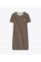 Women's Tory Burch Basket-weave T-shirt Dress Black