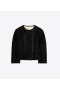 Women's Tory Burch Iridescent Velvet Quilted Jackets Black
