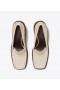Women's Tory Burch 70s Square Heeled Loafer Heels Cream