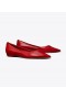 Women's Tory Burch Triangle Pointed Flats Red