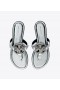 Women's Tory Burch Miller Pavé Sandals Silver