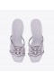 Women's Tory Burch Miller Bombé Low Heel Sandals White