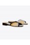 Women's Tory Burch Marquetry Slides Sandals Black