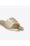 Women's Tory Burch Double T Sport Slides Gold