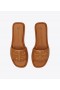 Women's Tory Burch Double T Sport Slides Gold
