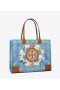 Women's Tory Burch Ella Printed Tote Bags Blue