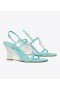 Women's Tory Burch Capri Miller Wedge Sandals Blue