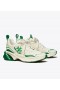 Women's Tory Burch Good Luck Tech Trainer Sneakers White Green