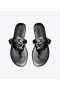 Women's Tory Burch Miller Soft Patent Leather Sandals Black