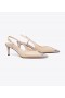 Women's Tory Burch Triangle Slingback Heels Pink