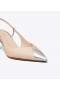 Women's Tory Burch Triangle Slingback Heels Pink