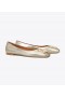 Women's Tory Burch Georgia Ballerina Gold