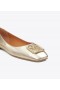 Women's Tory Burch Georgia Ballerina Gold