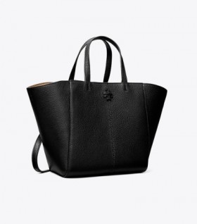 Women's Tory Burch Mcgraw Carryall Satchel Bags Black