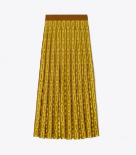 Women's Tory Burch Knit Jacquard Skirts White
