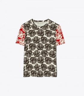 Women's Tory Burch Rose T Shirts Multicolor