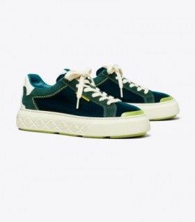 Women's Tory Burch Ladybug Sneakers Turquoise Light Grey
