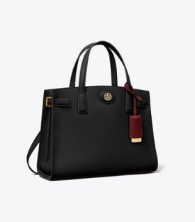 Women's Tory Burch Small Robinson Satchel Bags Black