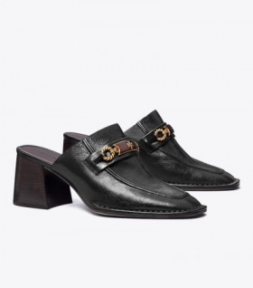 Women's Tory Burch Perrine Heel Mules Black