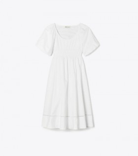 Women's Tory Burch Scoop-neck Dress White
