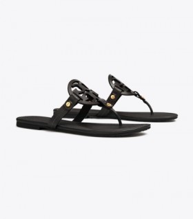 Women's Tory Burch Miller Sandal, Leather Sandals Black