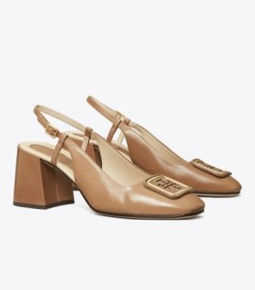 Women's Tory Burch Georgia Bombé Slingback Heels White