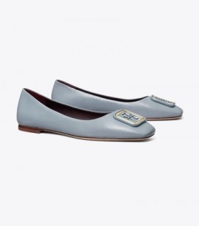 Women's Tory Burch Georgia Ballerina Purple