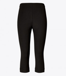 Women's Tory Burch Crepe Cropped Pants Black