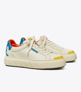 Women's Tory Burch Ladybug Sneakers White Deep Blue