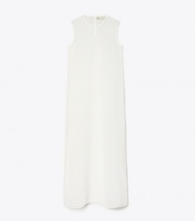 Women's Tory Burch Organza Tunic Dress White