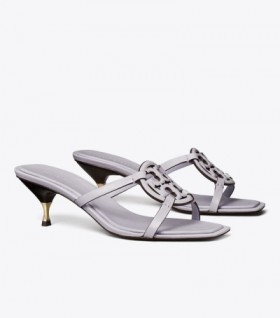 Women's Tory Burch Miller Bombé Low Heel Sandals White