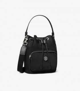 Women's Tory Burch Virginia Bucket Bags Black