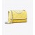 Women's Tory Burch Small Fleming Soft Patent Border Convertible Shoulder Bags Lemon White