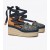 Women's Tory Burch T Monogram Wedge Espadrilles Navy