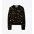 Women's Tory Burch Pearl Embellished Cardigan Sweaters Black