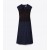 Women's Tory Burch Cotton Poplin Claire Mccardell Dress Navy
